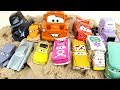The ABC Song Disney Cars3 Lightning McQueen Learn Color Play Hide &amp; Seek Kinetic Sand for Kids