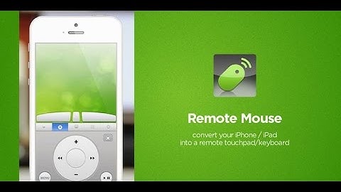 Convert your phone into wireless mouse and keyboard