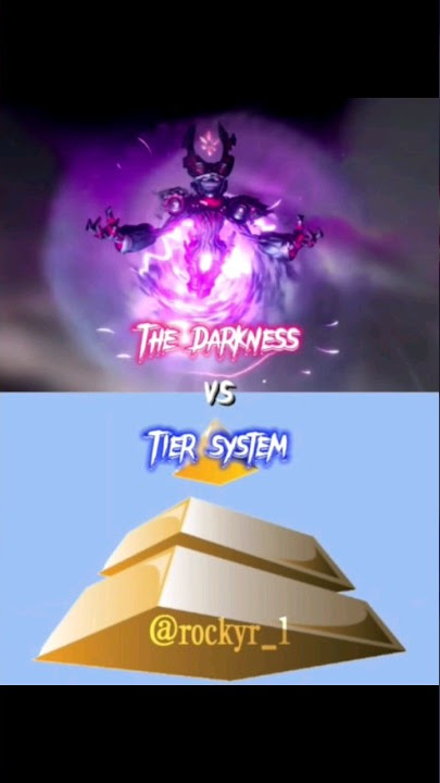 The Darkness vs Tier system...☠️ #skylanders #edit #shorts