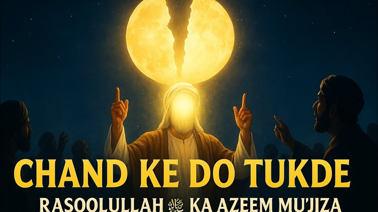 🌙 CHAND KE DO TUKDE | RASOOL ALLAH ﷺ KA AJEEM MU‘JIZA | ISLAMIC STORY ...