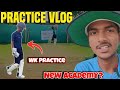 Practice in new cricket academy  1st time wk diving practice  solo cricketer