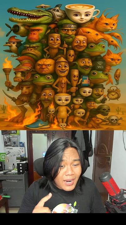 Semua Brainrot bersatu jadi hybrid🫨 #brainrot