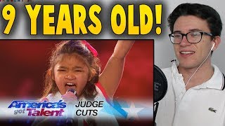 Angelica Hale: 9-Year-Old Earns Golden Buzzer From Chris Hardwick - AGT 2017 Reaction