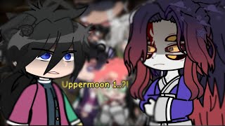 Hashiras react to If Giyuu meets Uppermoon 1.. || GCRV || Demon Slayer ||