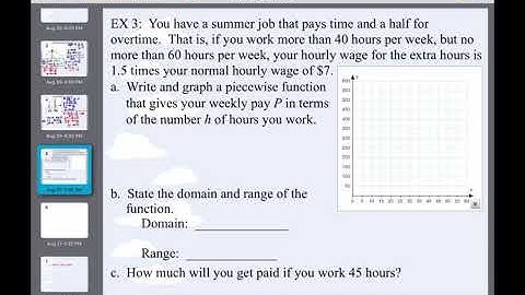 Section 1 Day 2 Write Piecewise from word problem