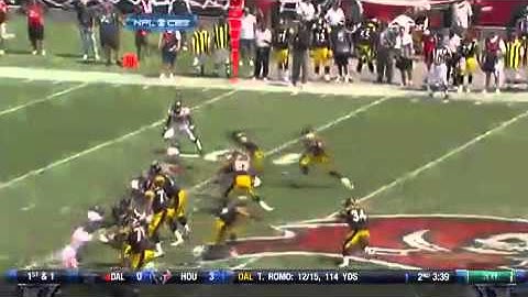 Charlie Batch Pass to Mike Wallace - 41 Yard Touchdown (Steelers vs. Buccaneers)