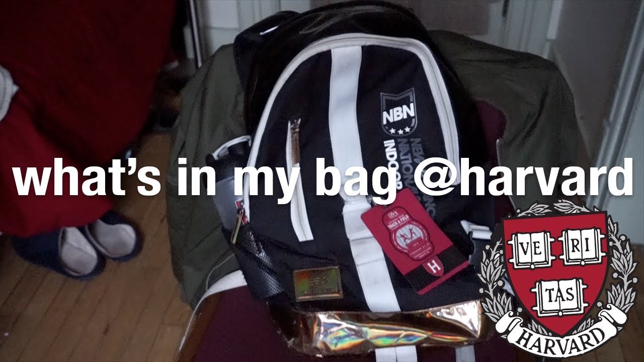 What's In My Backpack | Harvard University - YouTube