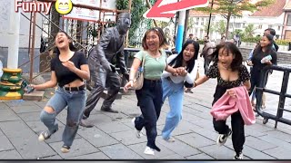 STATUE PRANK,  FUNNY , JUST FOR LAUGHING,  PATUNG PRANK,  LUCU