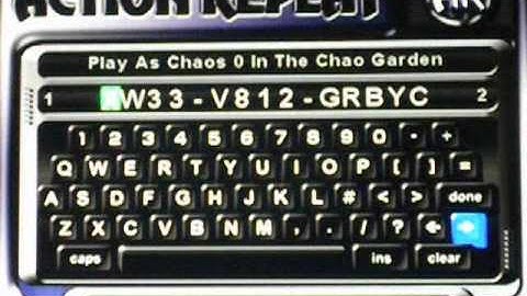 SA2B - Part 2 Of Hacking With Action Replay