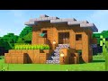 Стартовый дом из ели в майнкрафт - Как построить дом из еловых досок minecraft