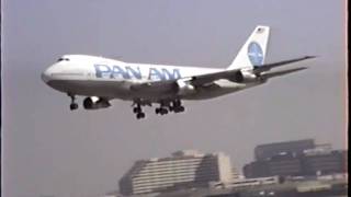 Pan Am Boeing 747-200 Landing at LAX