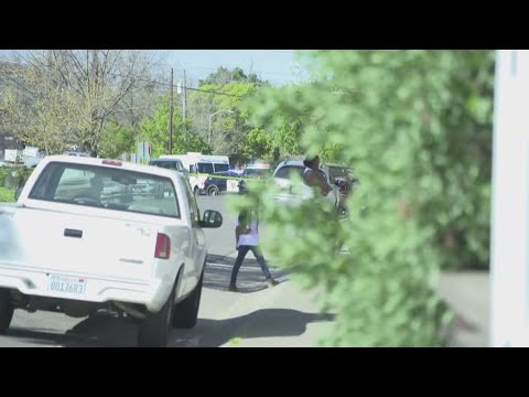 Law enforcement on scene with shooting suspect in Oak Park - YouTube