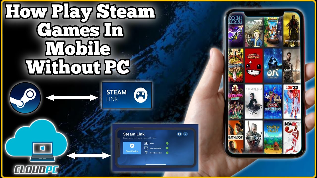 How Play Steam Games In Mobile Without PC || Tutorial Video - YouTube