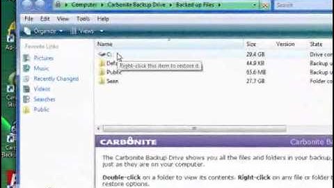 Carbonite Backup - Part 2 of 3 - Make sure it backs up EVERYTHING