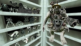 DESTROY ALL ZOONOMALY MONSTERS FAMILY & MONSTERS POPPY PLAYTIME 3 FAMILY in POOLROOMS - Garry's Mod