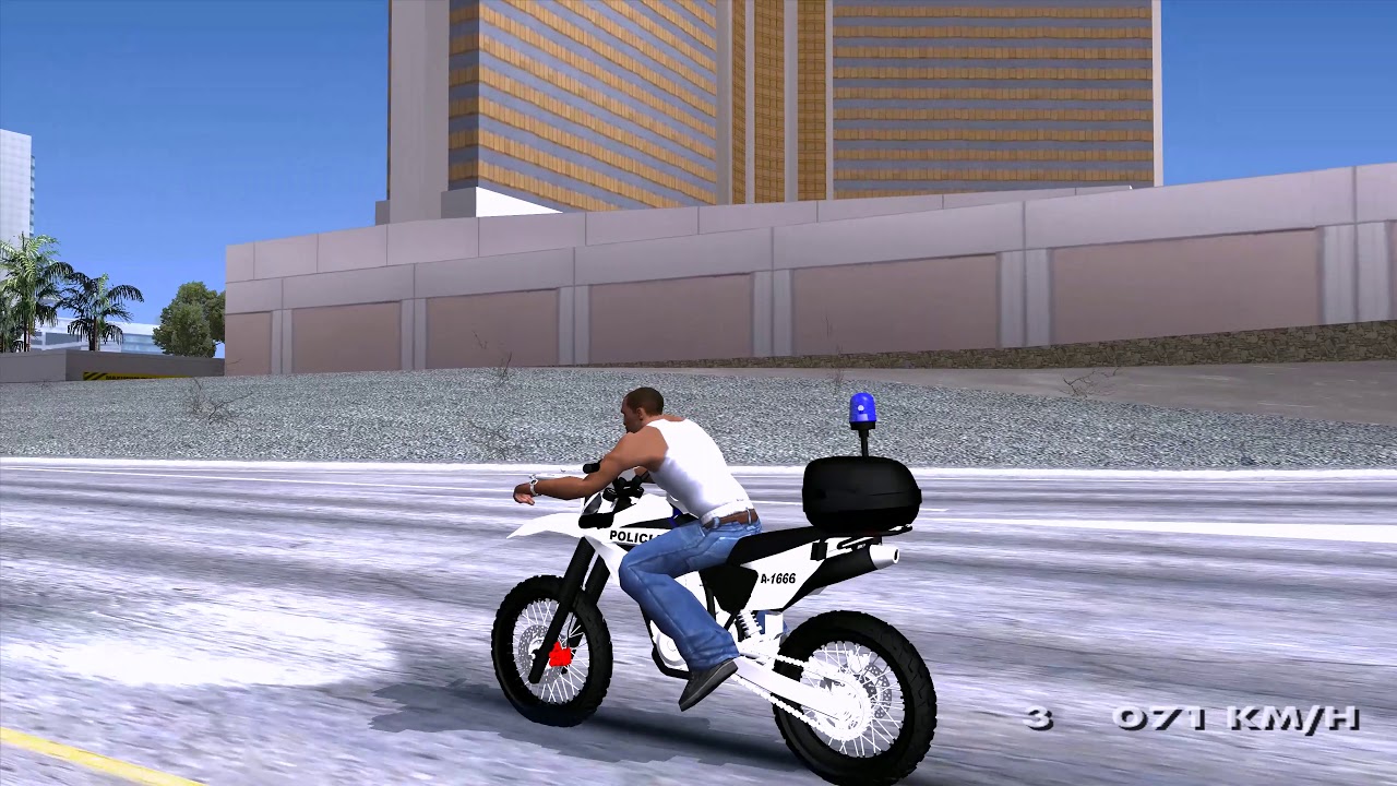 Moto Policia Argentina para GTA San Andreas