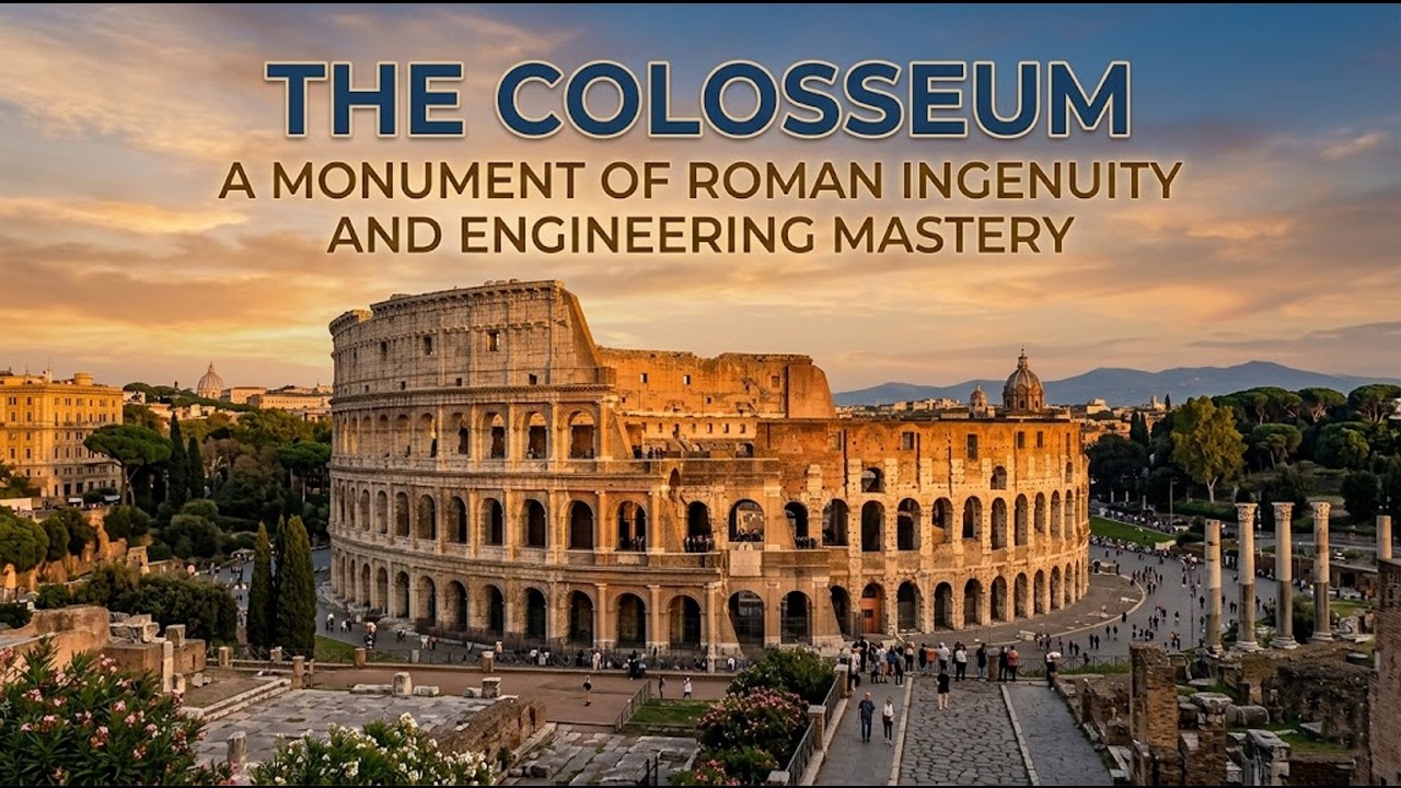 The Colosseum ✪  ✪ A Monument of Roman Ingenuity and Engineering Mastery🏛️⚔️