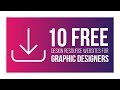 10 FREE WEBSITES FOR GRAPHIC DESIGNERS | Free Resources