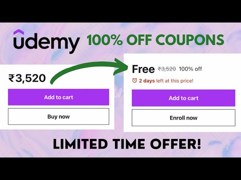 Udemy Free Courses with Free Certificate | Udemy Coupon Code 2022