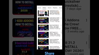 Kodi addons 2026 & kodi build 2026 #kodi2026 #kodi #build #short #shorts #addons