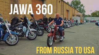 JAWA FROM RUSSIA TO USA//Ява Старушка в Америке: новая жизнь старой техники от Ретроцикла
