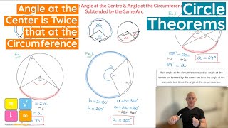 Angle at the Center is Twice the Angle at the Circumference if they're formed by the Same Arc