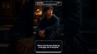 Why the Answer Comes After You Stop
