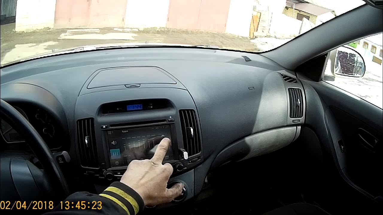 Как снять магнитолу hyundai elantra