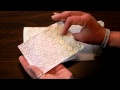 Embossing Toilet Paper - Paper crafts technique