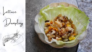 簡易生菜蝦鬆無荸薺油條【Eng Sub】how to make lettuce ... 