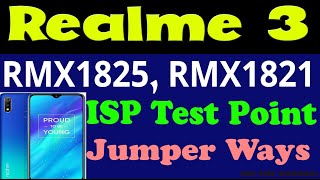 Realme 3 RMX1825 eMMC ISP Pinout jumper ways line by GSM Free Equipment
