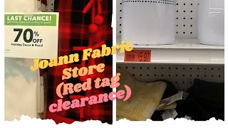 Joann Fabric Store.                  (Red tag clearance!!!)