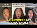 Influencers QUIETLY return to 9 to 5 traditional jobs….