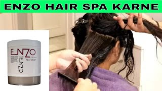 #HAIRSPAATHOME HOW TO DO ENZO HAIR SPA TUTORIAL IN HINDI screenshot 5