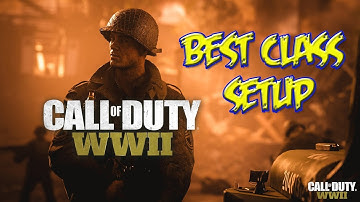 Call Of Duty World War 2: BEST CLASS SETUP! (Sniper + Sub Machine Gun OverKill Class)