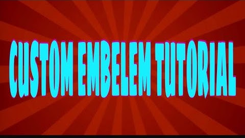 Custom YouTube Emblem Tutorial - Call Of Duty Advanced Warfare