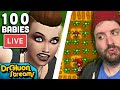 100 baby challenge in the sims 4 plus some cozy stardew valley