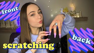 ASMR Front to Back Mic Scratching 💆‍♀️☆