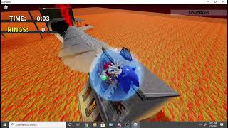 SONIC Adventure 3 (Roblox Fangame) Fire City Classic Sonic Gameplay !!! screenshot 4