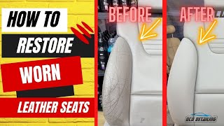 How to dye car leather seats black 