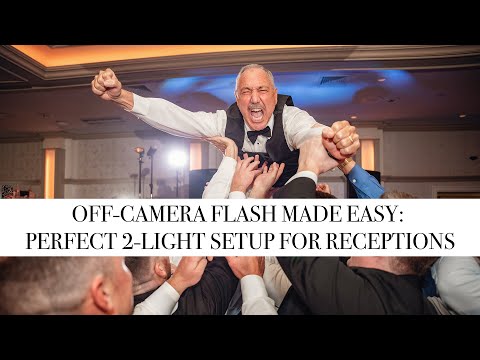 Off-Camera Flash Made Easy: Perfect 2-Light Setup for Receptions!