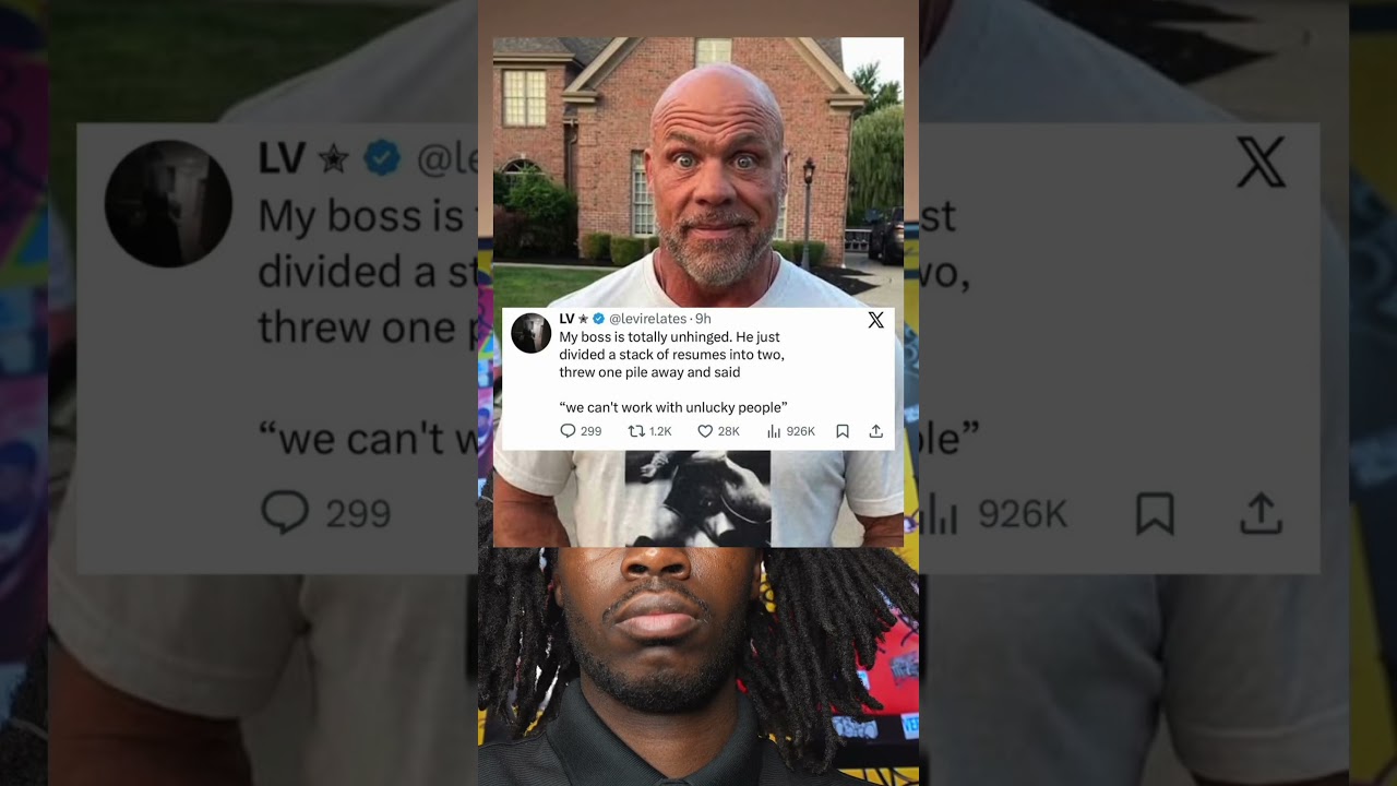 Мой начальник совершенно не в себе. Он только что разделил стопку резюме на две части.