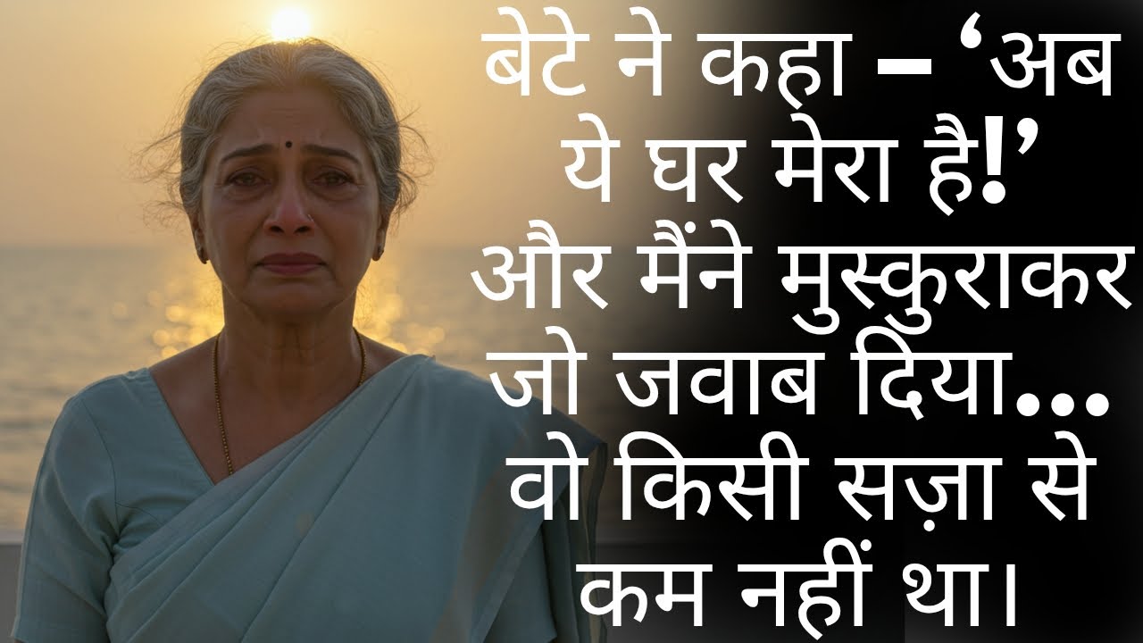 मेरे बेटे ने मुझे घर से निकाल दिया — लेकिन जो मैंने किया, उसने उसकी ज़िंदगी बदल दी | Hindi Story