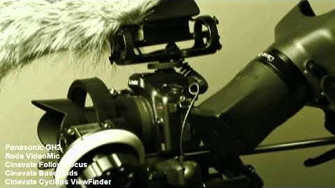 Panasonic GH2 - Rails, Follow Focus, View Finder, Shotgun Microphone