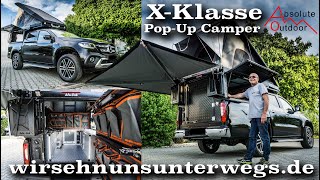 Mercedes X-Klasse AluCab Pop-Up Camper - Black Beauty | wirsehnunsunterwegs.de