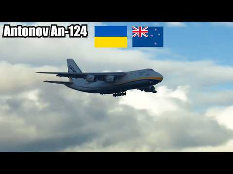 Antonov An-124 Ruslan has landed at Auckland Airport.