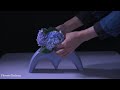 【池坊・自由花】紫陽花の花を変形花器に生ける。「見る生け花シリーズ＃5」