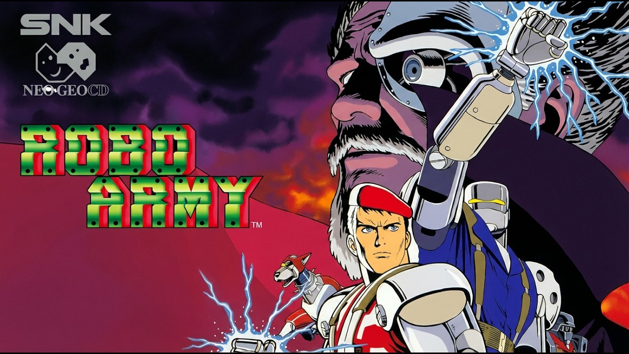 Robo Army (NEOGEO CD 1995) - Beat 'em up | Playthrough Longplay