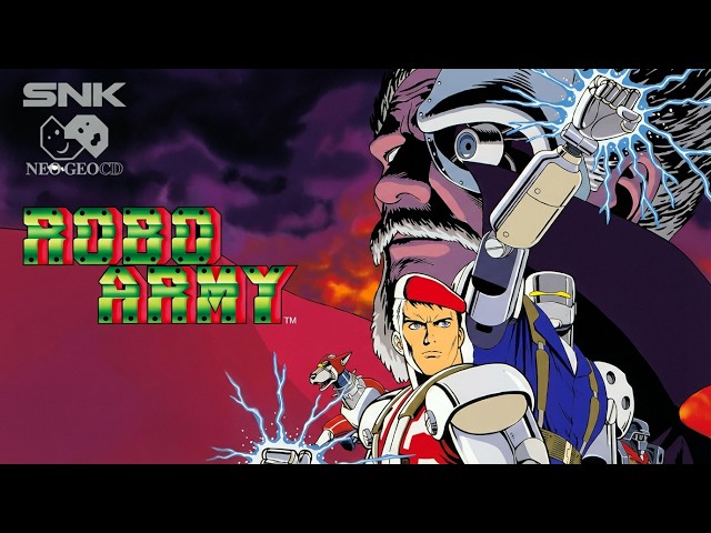Robo Army (NEOGEO CD 1995) - Beat 'em up | Playthrough Longplay