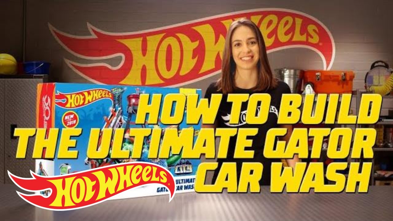 hot wheels car wash gator